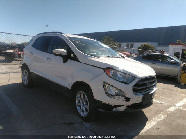 34603129 :رقم المزاد ، MAJ3P1TE1JC175823 vin ، 2018 Ford Ecosport Se مزاد بيع