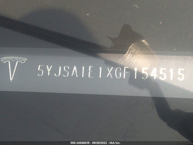 Tesla MODEL S 2016 5YJSA1E1XGF154515 Image 12