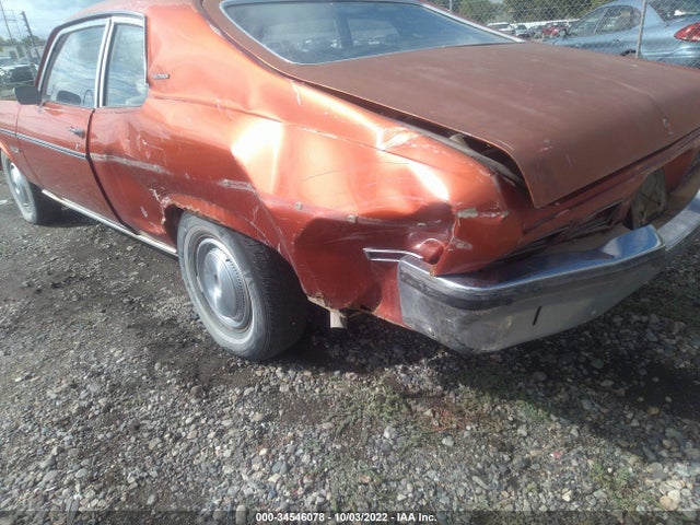 1973 CHEVROLET NOVA VIN: 1Y17F3L117724