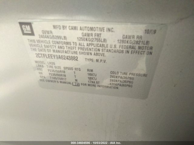 2CTFLEEY9A6243882 GMC Terrain Sle-2