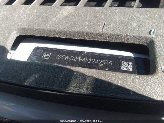 2022 Chevrolet Express, VIN: 1GCWGAFP4N1242596