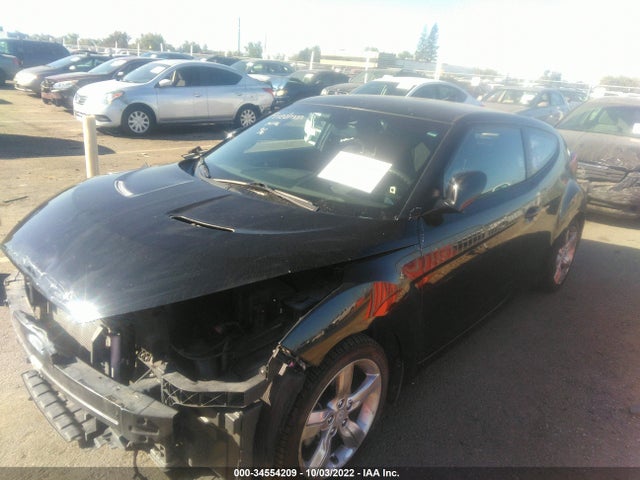 2013 HYUNDAI VELOSTER W/BLACK INT VIN: KMHTC6AD5DU163133