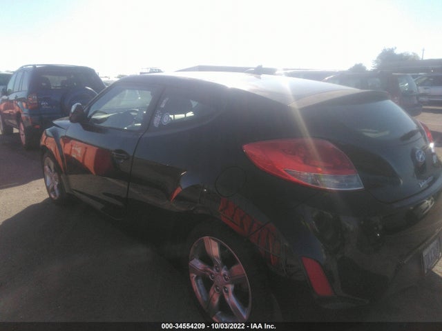 2013 HYUNDAI VELOSTER W/BLACK INT VIN: KMHTC6AD5DU163133