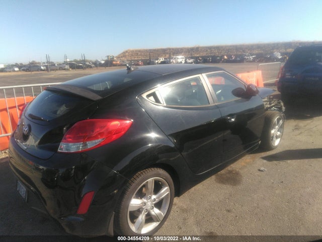 2013 HYUNDAI VELOSTER W/BLACK INT VIN: KMHTC6AD5DU163133
