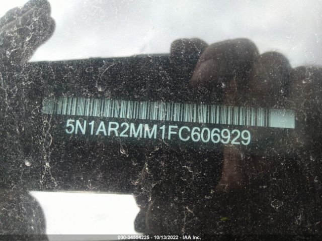5N1AR2MM1FC606929 Nissan Pathfinder Sl
