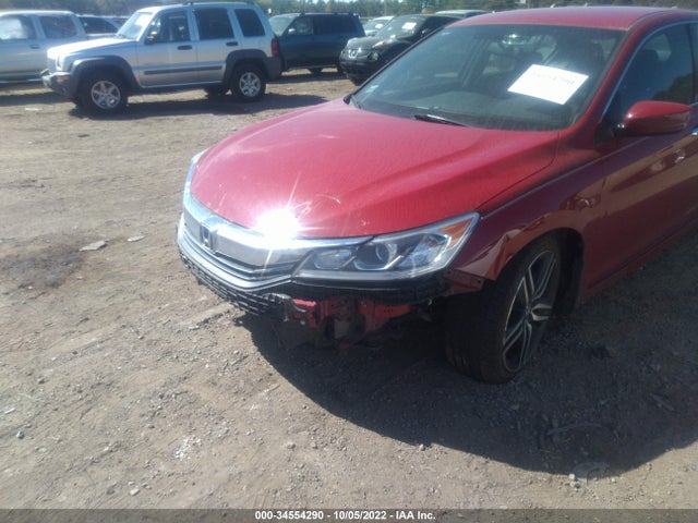 2016 HONDA ACCORD SEDAN SPORT VIN: 1HGCR2F58GA135296