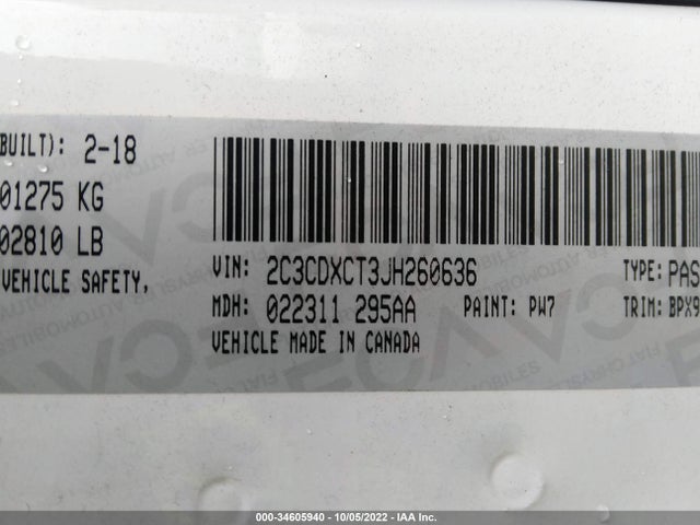 Dodge CHARGER R/T 2018 2C3CDXCT3JH260636 Image 9
