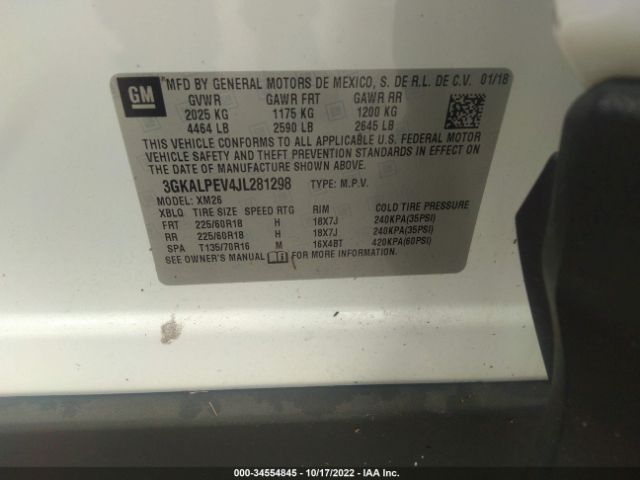 3GKALPEV4JL281298 GMC Terrain Slt