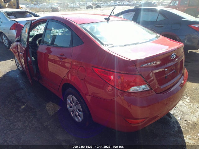 2016 HYUNDAI ACCENT SE VIN: KMHCT4AEXGU105455