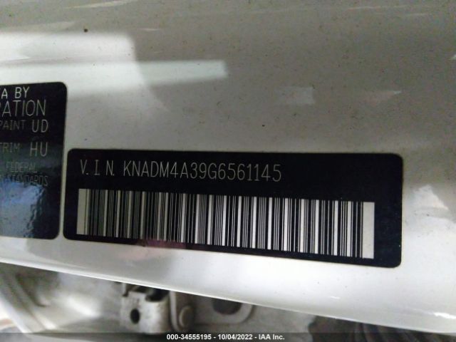 KNADM4A39G6561145 KIA RIO LX
