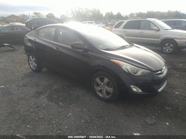 2013 HYUNDAI ELANTRA GLS VIN: 5NPDH4AE5DH393644