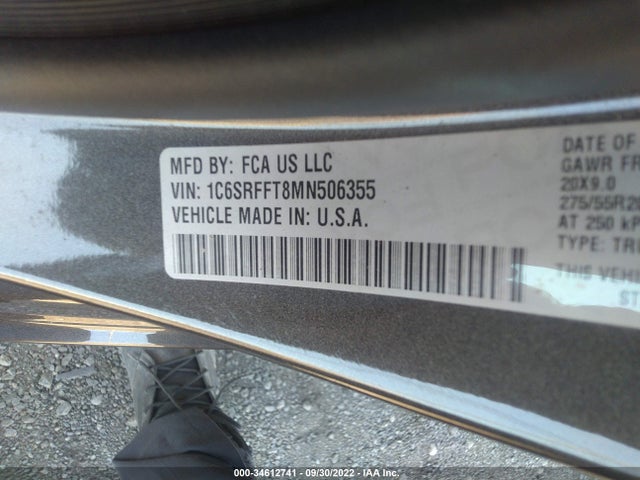 2021 Ram 1500, VIN: 1C6SRFFT8MN506355