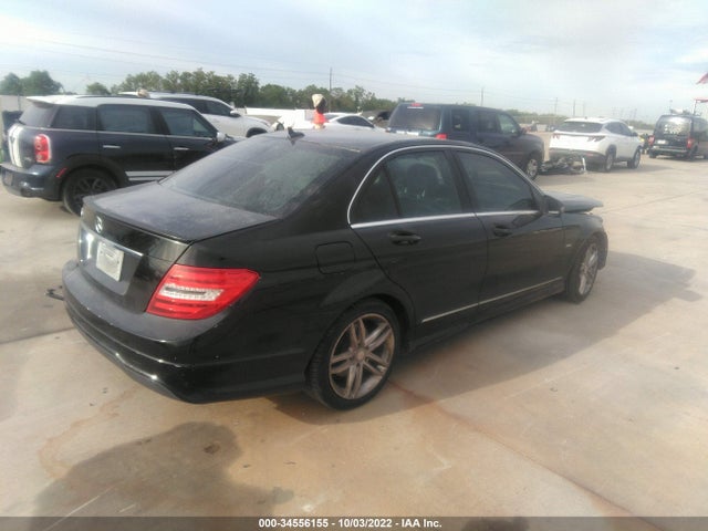 2012 MERCEDES-BENZ C-CLASS C 250 VIN: WDDGF4HB5CR213896