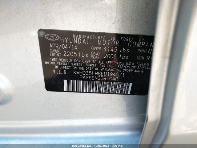 Hyundai ELANTRA GT 2014 KMHD35LH8EU194571 Image 9