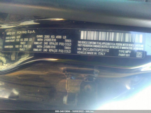 ZACCJBAT5GPC61112 Jeep Renegade Sport