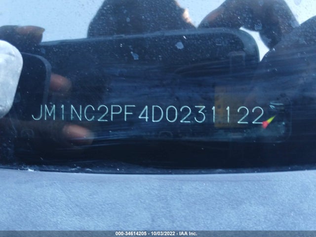 2013 MAZDA MX-5 MIATA GRAND TOURING VIN: JM1NC2PF4D0231122