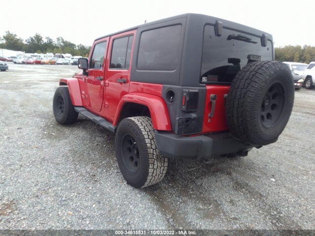 2011 JEEP WRANGLER UNLIMITED SAHARA VIN: 1J4BA5H18BL533290