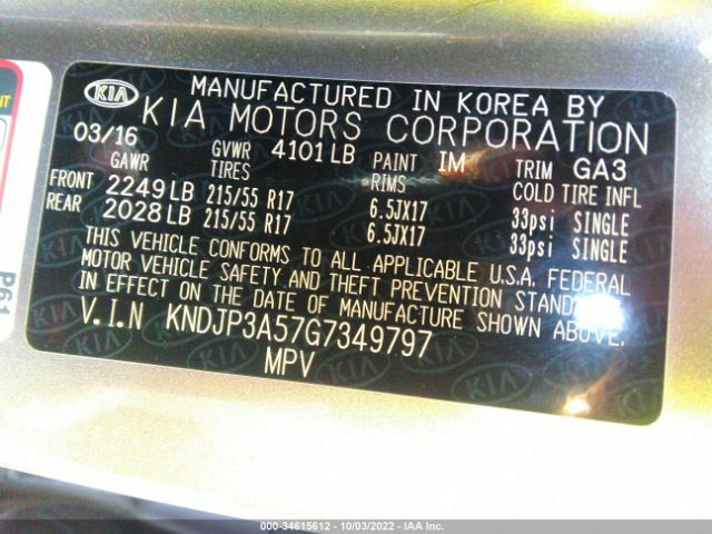 KNDJP3A57G7349797 KIA SOUL +