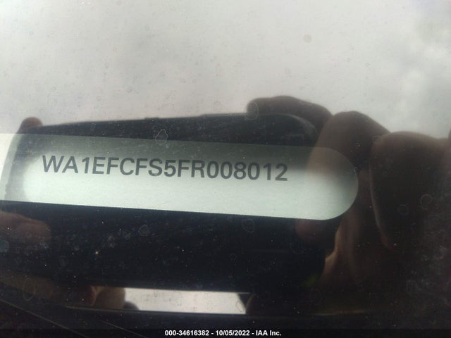 2015 Audi Q3, VIN: WA1EFCFS5FR008012