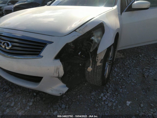 2012 INFINITI G25 SEDAN JOURNEY VIN: JN1DV6AP9CM700794