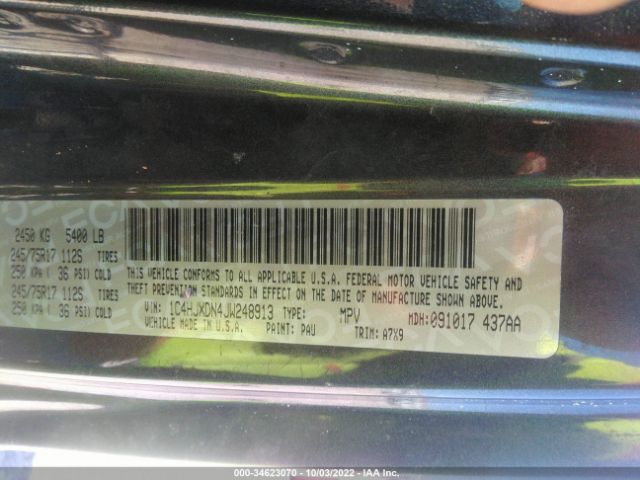 1C4HJXDN4JW248913 Jeep Wrangler Unlimited Sport