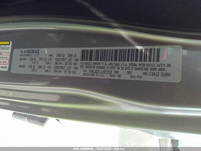2018 Jeep Wrangler, VIN: 1C4BJWDG1JL821818
