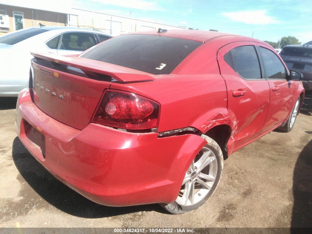 2013 DODGE AVENGER SE V6 VIN: 1C3CDZAG6DN769830