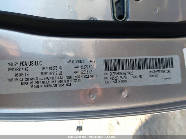 Dodge Charger Sxt 2018 2C3CDXBG8JH277422 Image 9