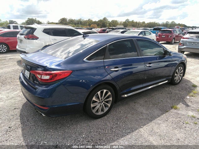 2015 HYUNDAI SONATA 2.4L SPORT VIN: 5NPE34AF5FH104373