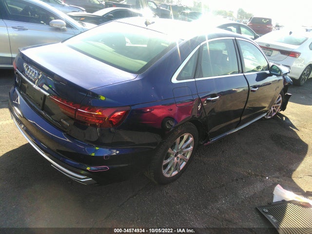 2022 Audi A4, VIN: WAUABAF45NA004817