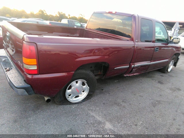 2002 GMC SIERRA 1500 SLE VIN: 2GTEC19V421144871