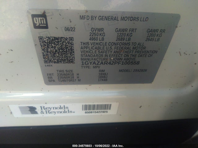 2023 Cadillac XT4, VIN: 1GYAZAR42PF100558