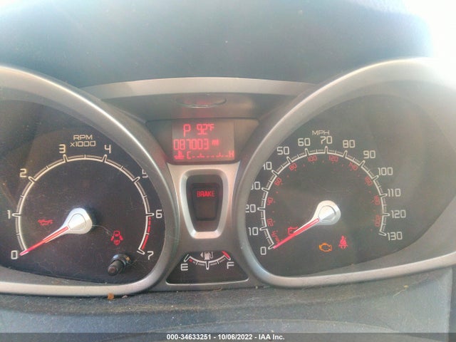 2013 FORD FIESTA SE VIN: 3FADP4BJ8DM204211