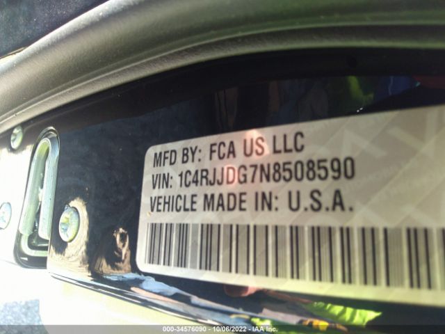 1C4RJJDG7N8508590 Jeep Grand Cherokee L Overland