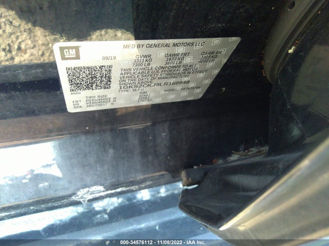 2020 GMC Yukon, VIN: 1GKS2CKJ9LR169948