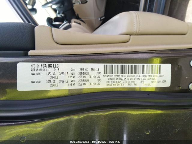 1C4RJFBG2FC738410 Jeep Grand Cherokee Limited