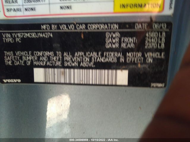 YV1672MC9DJ144274 Volvo C70