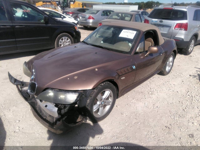 2000 BMW Z3 2.5L VIN: WBACH9349YLM91328