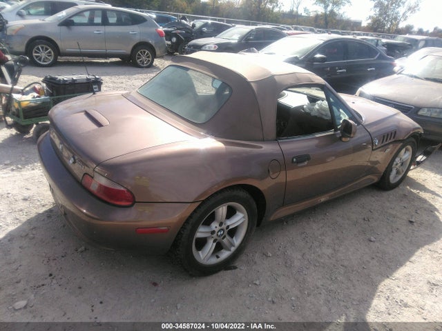 2000 BMW Z3 2.5L VIN: WBACH9349YLM91328