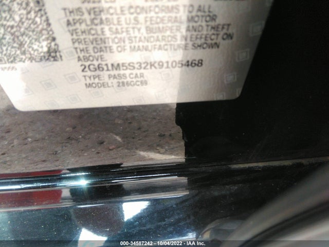 2019 Cadillac XTS, VIN: 2G61M5S32K9105468