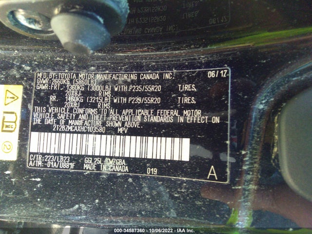 Lexus RX 2017 2T2BZMCAXHC103580 Image 9