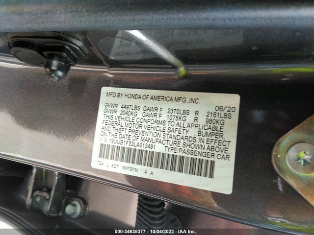 Acura Tlx W/technology Pkg 2020 19UUB1F53LA013491 Image 9
