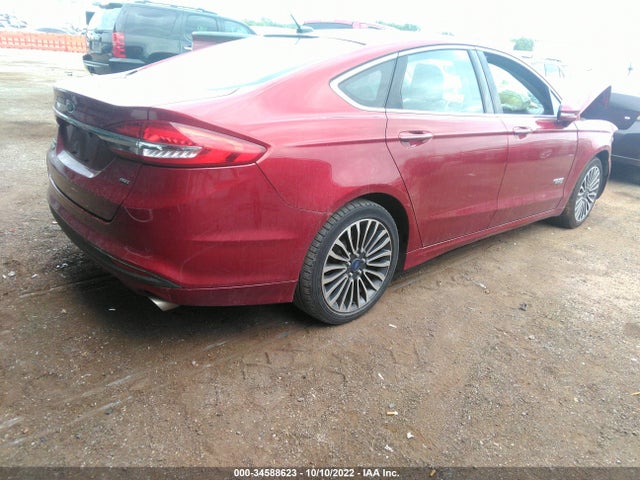2017 FORD FUSION ENERGI SE VIN: 3FA6P0PU4HR354409