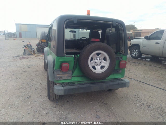 2005 JEEP WRANGLER SPORT VIN: 1J4F449S35P339628