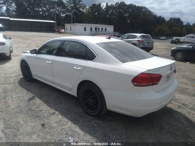 2014 VOLKSWAGEN PASSAT TDI SE W/SUNROOF VIN: 1VWBN7A30EC059547
