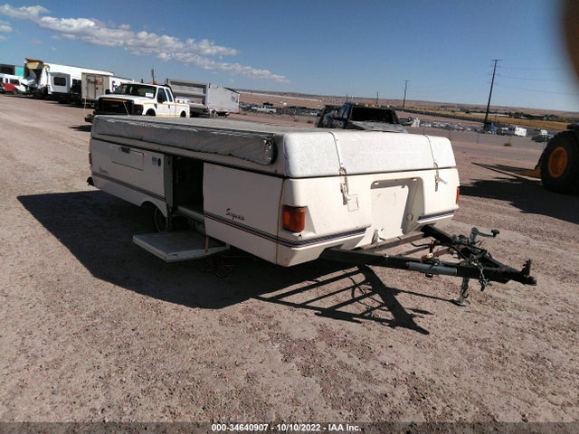 1989 COLEMAN POP UP TRAILER VIN: 1CLFF11C2KS102161