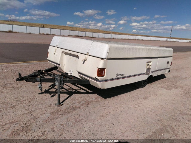 1989 COLEMAN POP UP TRAILER VIN: 1CLFF11C2KS102161