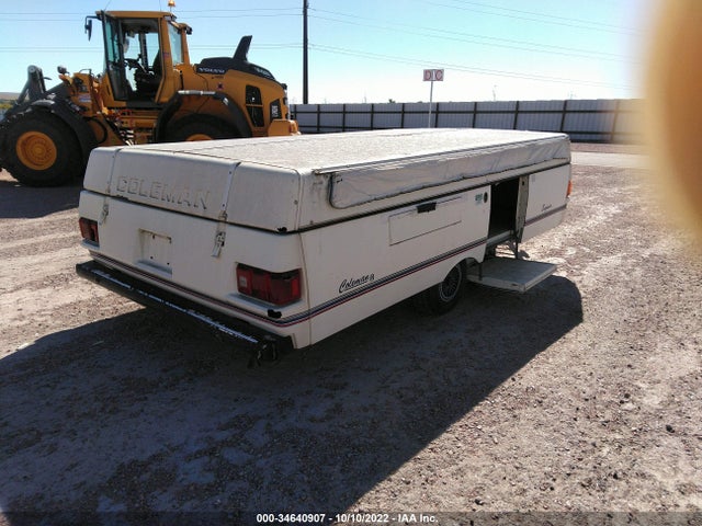 1989 COLEMAN POP UP TRAILER VIN: 1CLFF11C2KS102161