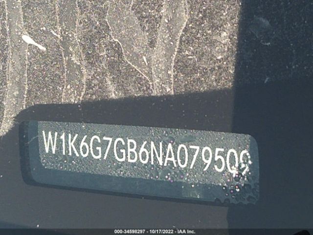 W1K6G7GB6NA079509 Mercedes-Benz S-class S 580