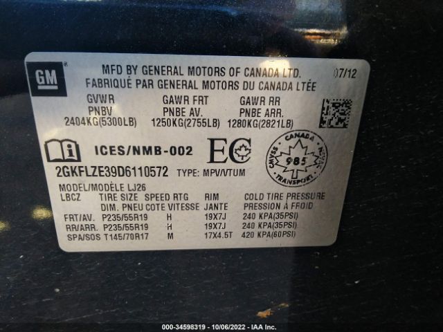 2GKFLZE39D6110572 GMC Terrain Denali